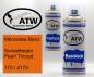 Preview: Mercedes-Benz, Sunsetbeam Pearl Tricoat, 173 / 2173: 400ml Sprühdose + 400ml Klarlack - Set, von ATW Autoteile West.